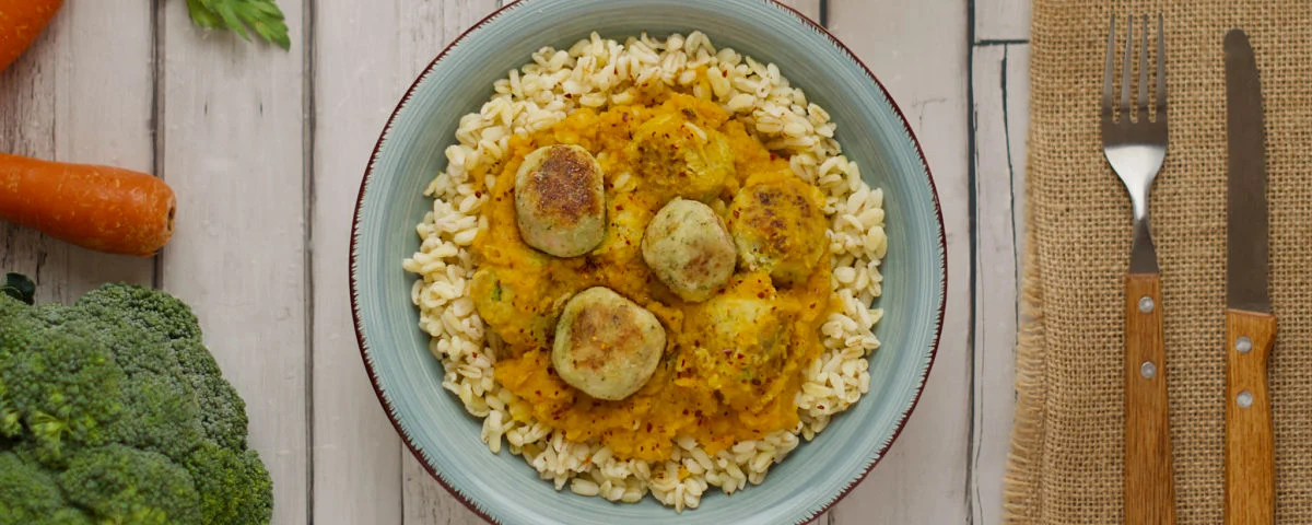 Recipe kit Broccoli and white bean meatballs 